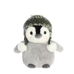 Chillin Chick Chiyu in Winter Bobble Hat 10" (25cm) Penguin Soft Toy by Aurora