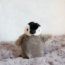 Emperor Penguin Chick 5in (12cm) Plan International Mini Penguin Soft Toy by Nature Planet