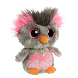 Hoppee Rock Hopper 8" (20cm) Pink Penguin Soft Toy by Aurora