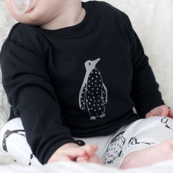Childrens Long Sleeved Penguin Top by Fred & Noah