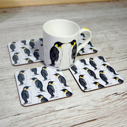 Penguin Mug & Coaster Gift Set by Martha & Hepsie