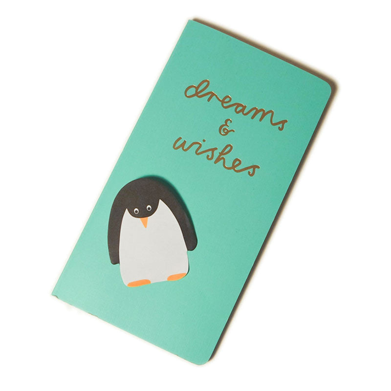 Penguin and Chick Index Tabs & Sticky Note Pad - The Penguin Patrol