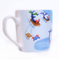 Christmas Penguin Mug by Jan Pashley