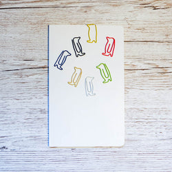 Penguin Paper Clips - 10 x Assorted Colours