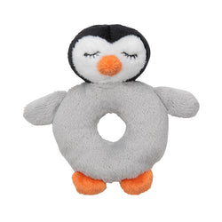 Grey Penguin Baby Rattle from Oeko Collection by Nature Planet