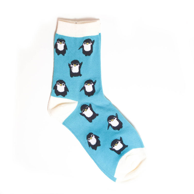 Womens Penguin Socks Size UK 37 Socks with Penguins on Them The