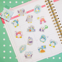 Penguin Sticker Set (45 Pieces) by Candy Poetry