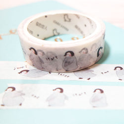 Cute 'Penguin Jump' Penguin Washi Tape