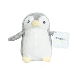 Pompom Baby Penguin Soft Toy Rattle by Aurora