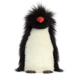 Theo Rockhopper Penguin Soft Toy 10.5" (29cm) Luxe Boutique by Aurora