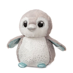 Misty Penguin 10" (25cm) Sparkle Tales Grey Penguin Soft Toy by Aurora