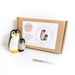 Penguin Needle Felting Craft Kit by Crafty You Crafty Me