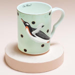 Diving Penguin Green Bone China Penguin Mug Yvonne Ellen
